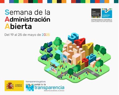 Cartel de a semana de la de Administración Abierta del Ministerio