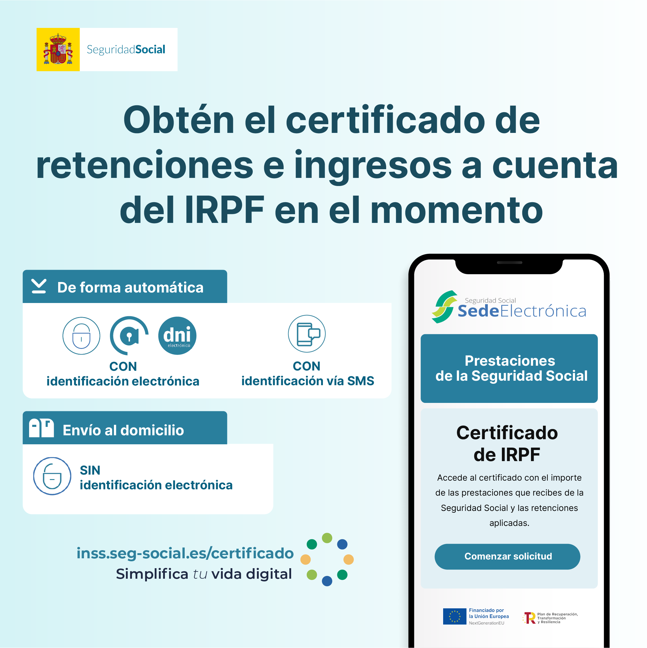 Ejemplo de Certificado de Retenciones (IRPF)