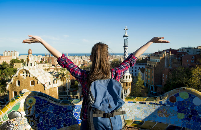 Turista-en-Barcelona