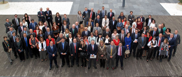 Directores provinciales del INSS en las Jornadas de trabajo en mayo de 2018.