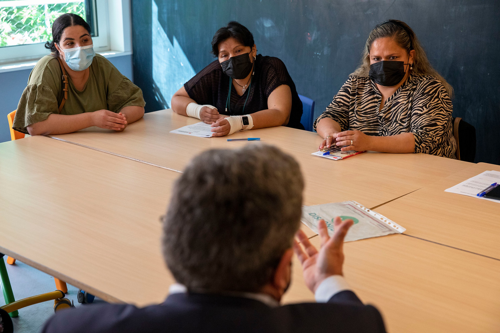 Ministro de Inclusión, Seguridad Social y Migraciones, José Luis Escrivá, visita al CRIA de Puerto Rubio