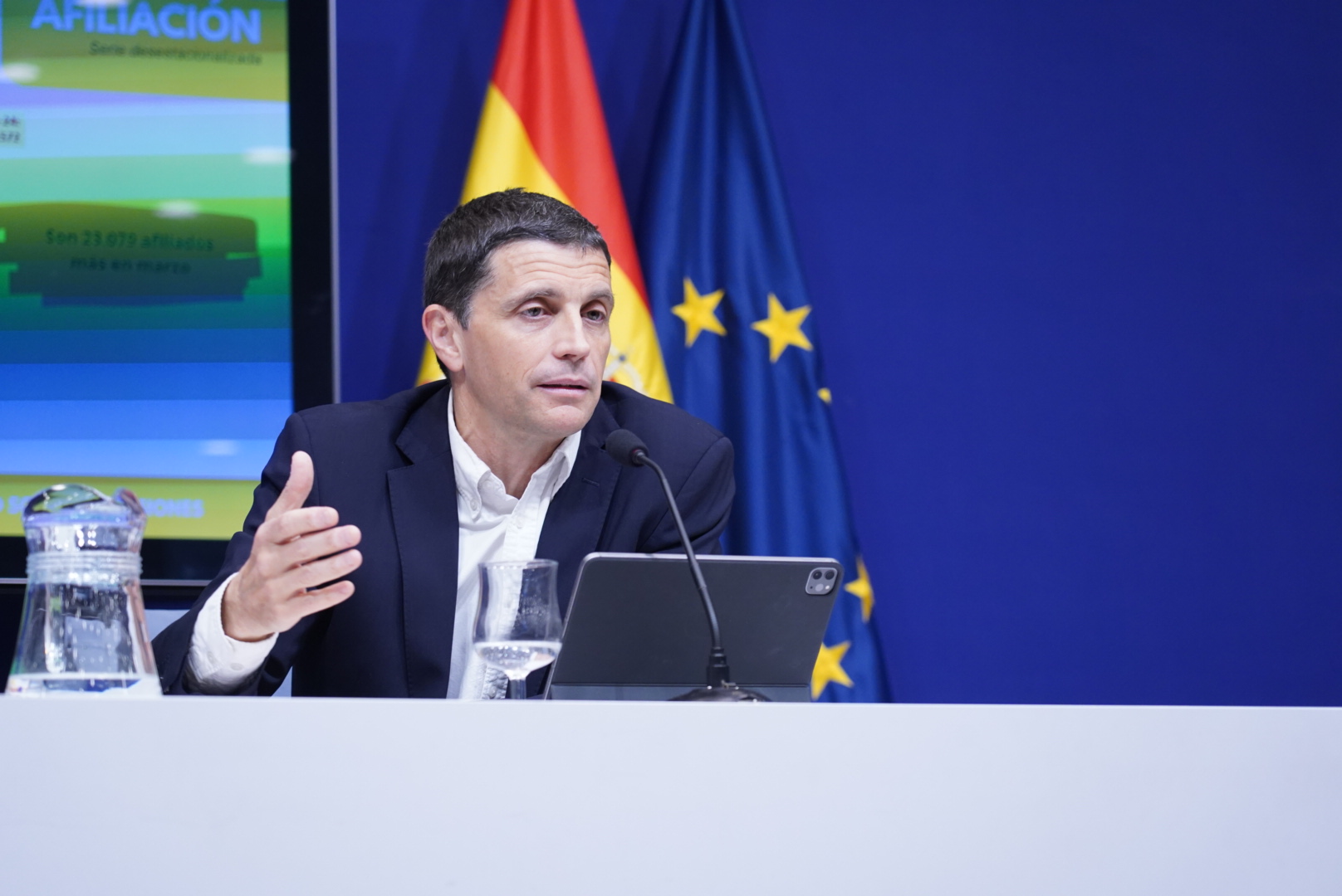 El secretario de Estado de la Seguridad Social y Pensiones, Borja Suárez