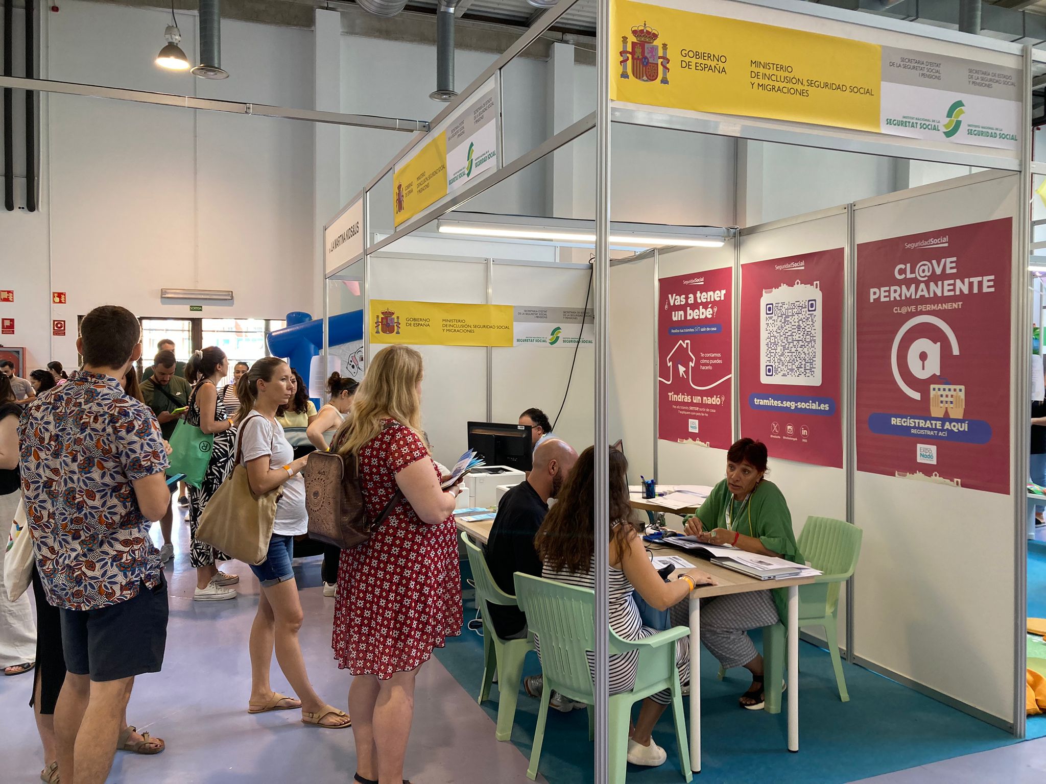 Stand del INSS en Expo Nado, en Tarragona