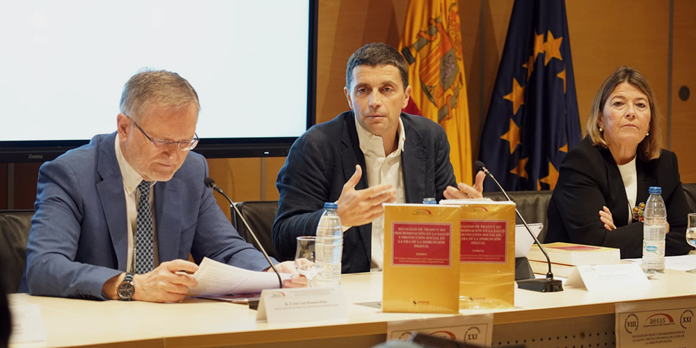 Borja Suárez durante la ponencia