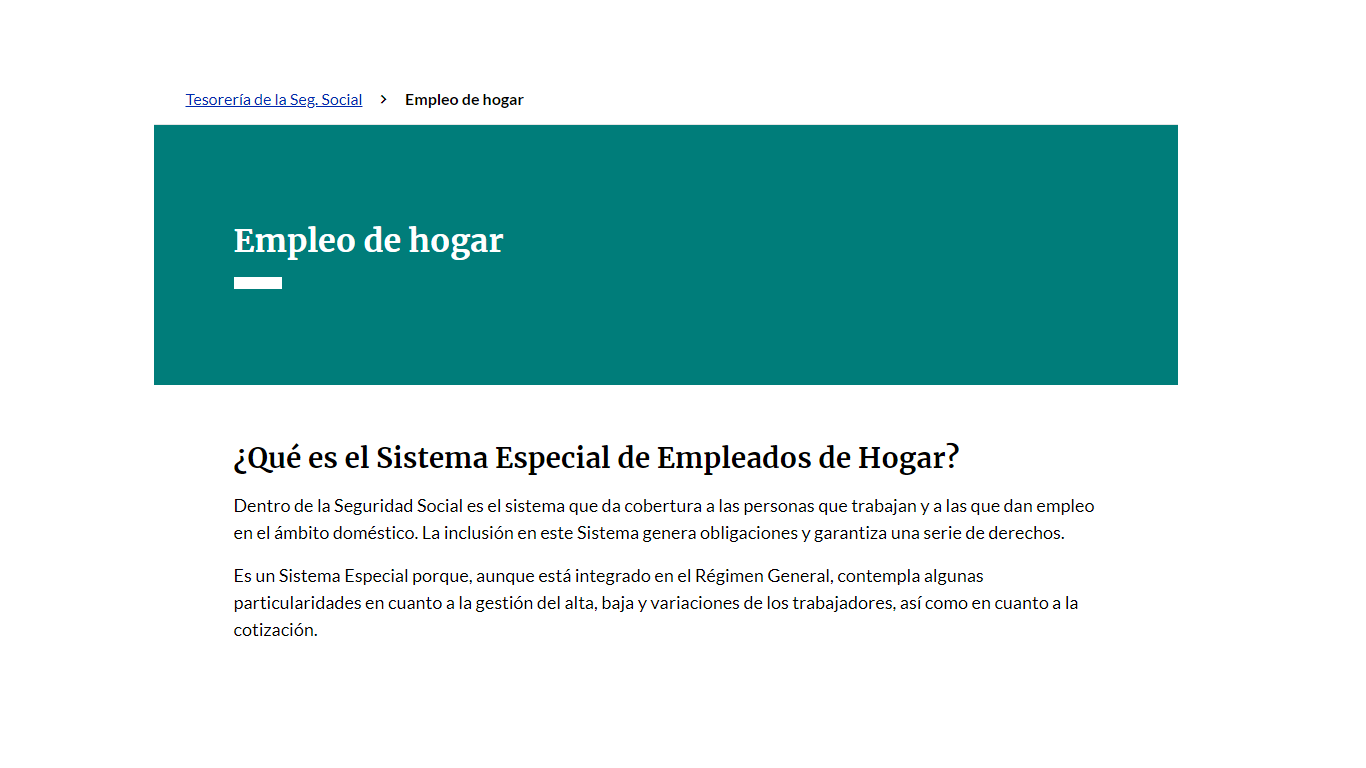 Empleo de hogar