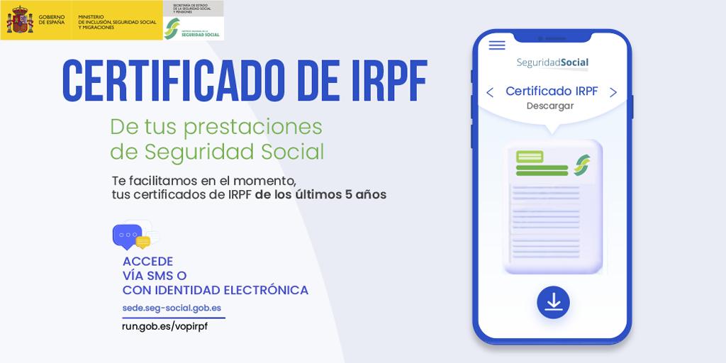certificado de IRPF