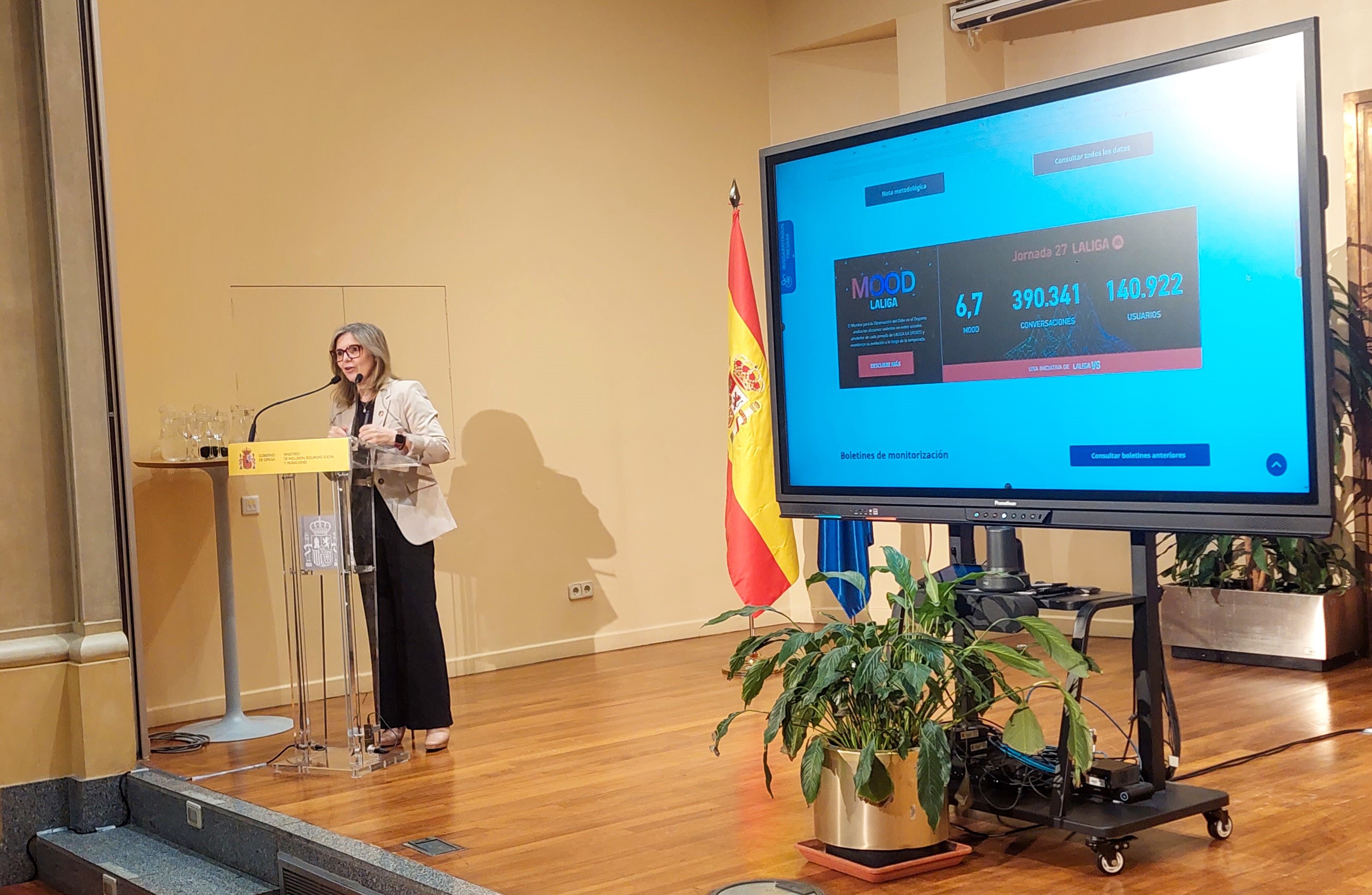 Fotografía del secretario de Estado de la Seguridad Social y Pensiones, Borja Suárez, en la Jornada con las Direcciones Provinciales de la Tesorería General de la Seguridad Social (TGSS)